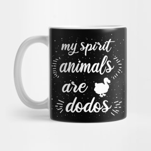 Mein Dodo Spirit animal Motiv Retro Fan Mug